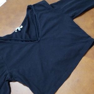 Charlotte Russe long sleeve crop top